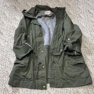 LOFT Olive Utility Jacket